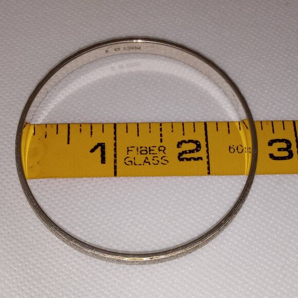 Vintage Monet Thin Bangle Bracelet - Picture 2 of 7
